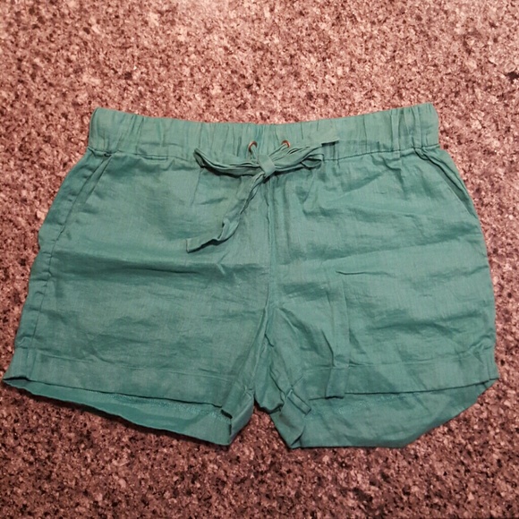 J. Crew Pants - J Crew drawstring linen shorts