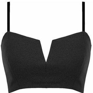 V neck Crop Top Brallete