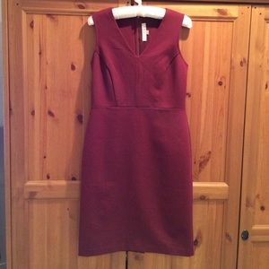 Ann Taylor Loft burgundy dress