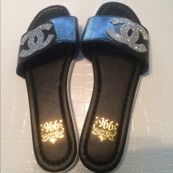New rhinestone sandals ' Make Offer'