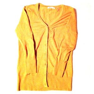 Tan/Gold button down cardigan