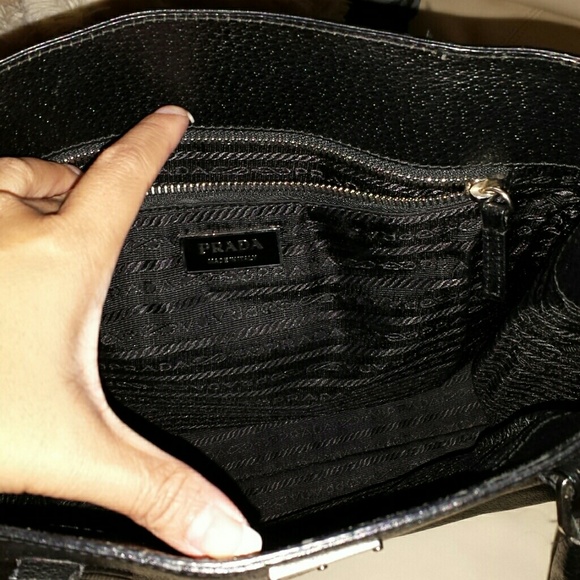 Authentic Semitracolla Black Leather Tote - Picture 2 of 4