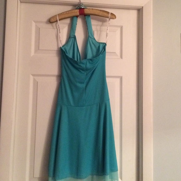Teal and sequence Special occasion dress - Picture 2 of 2