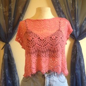 Lace Crop Top Forever 21