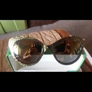 Semi-Cat-Eyed Sunglasses Kate Spade