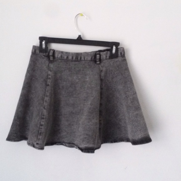 Denim skater skirt