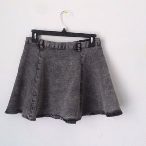Denim skater skirt