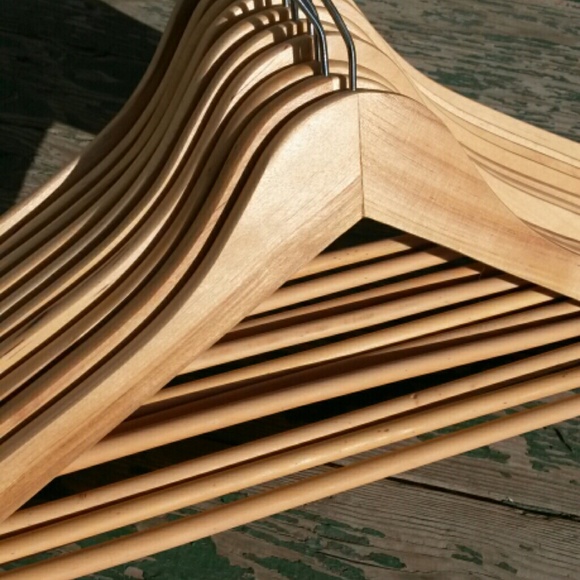 Bundle of Wooden Hangers