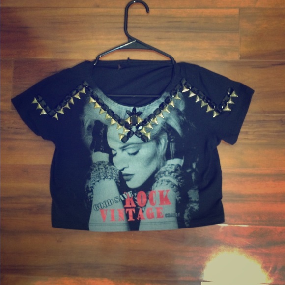 ROCK VINTAGE CROP - Picture 1 of 1