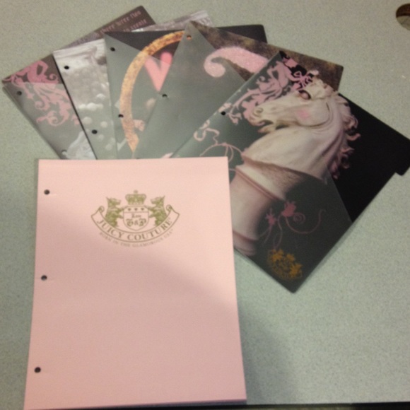 Juicy Couture Folder and Dividers Set
