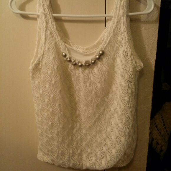 Dressy crochet tank top