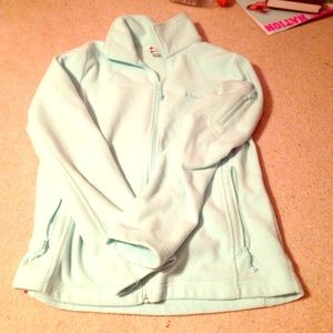 Powder blue Fleece Columbia Jacket