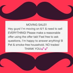 MOVING SALE!!! MAKE AN OFFER