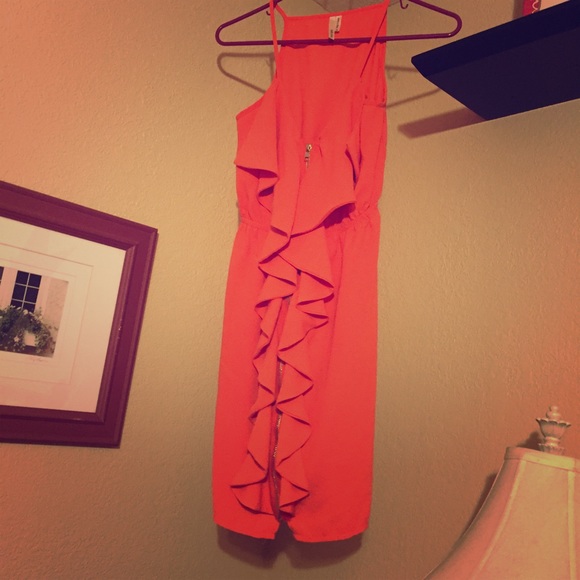 Orange dress