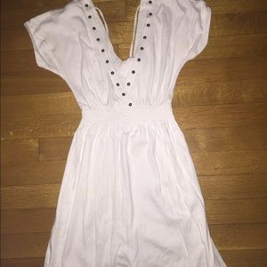 Express deep low V- neck  dress