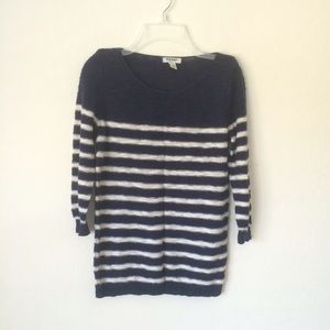 Navy Striped Sweater