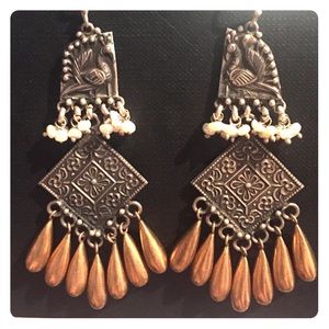 Funky dangle earrings