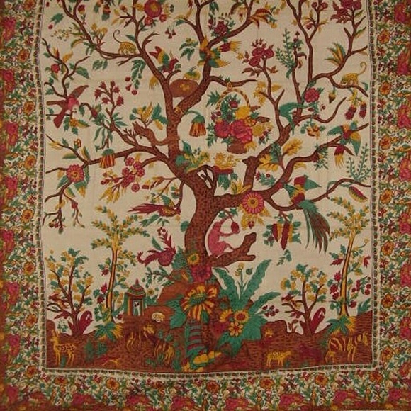 Tree of life tapestry or bedspread HUGE!