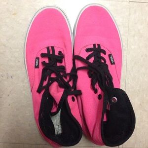 neon pink vans