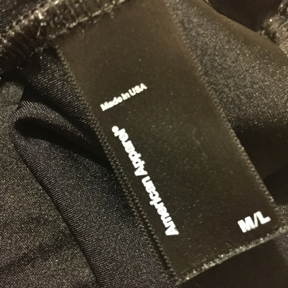 American Apparel Black Sweetheart Dress - Picture 2 of 2