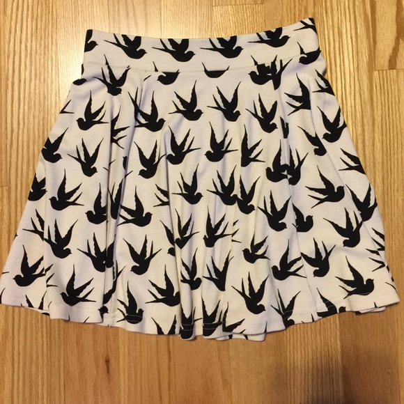 Creme and black skirt