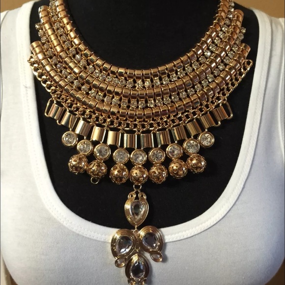 Statement piece necklace.