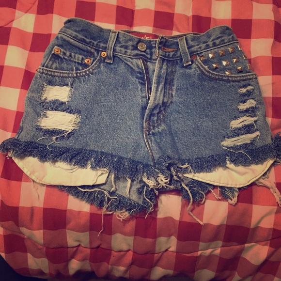High waisted shorts