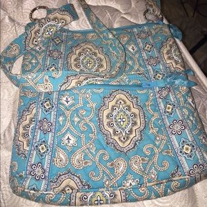 Vera Bradley hipster over the shoulder purse.