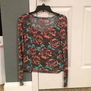 Floral sweater