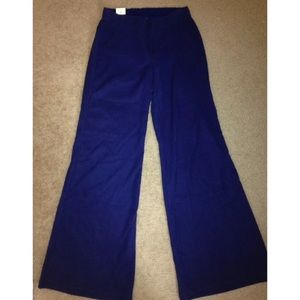 Old Navy Blue High Waist Wide Leg Pants Size 4 NWT