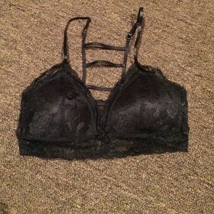 black padded bralette