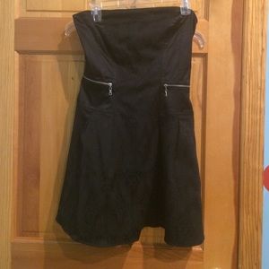 Forever 21 Strapless Little Black Dress (L)