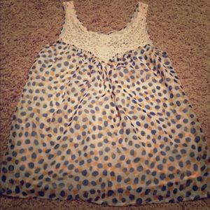 Polka dot tank