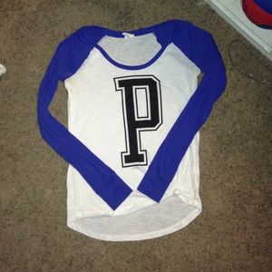 Victoria's Secret Pink long sleeve baseball T