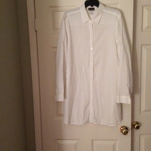 Tommy Bahama Oversized White Blouse