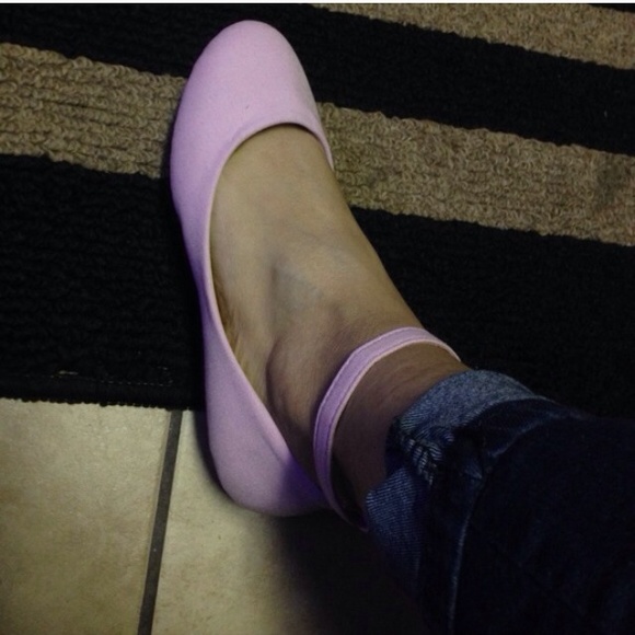 Light pink ballerina flats