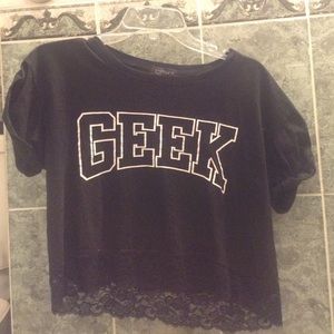 Topshop "GEEK" shirt