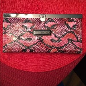 Jimmy Choo Snakeskin Wallet