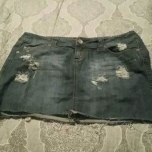 Torrid Denim mini skirt