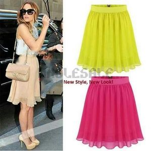 Chiffon skirt