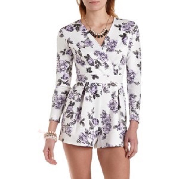 Charlotte Russe Dresses & Skirts - Floral romper