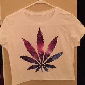 Weed crop top