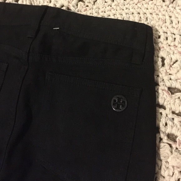 ✨Tory Burch✨new black classic boot cut black jeans - Picture 2 of 4
