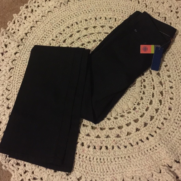 ✨Tory Burch✨new black classic boot cut black jeans - Picture 4 of 4