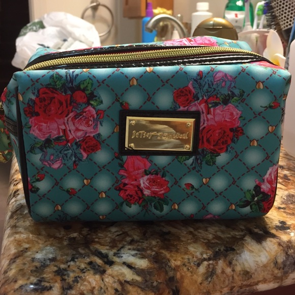 Betsey Johnson makeup bag