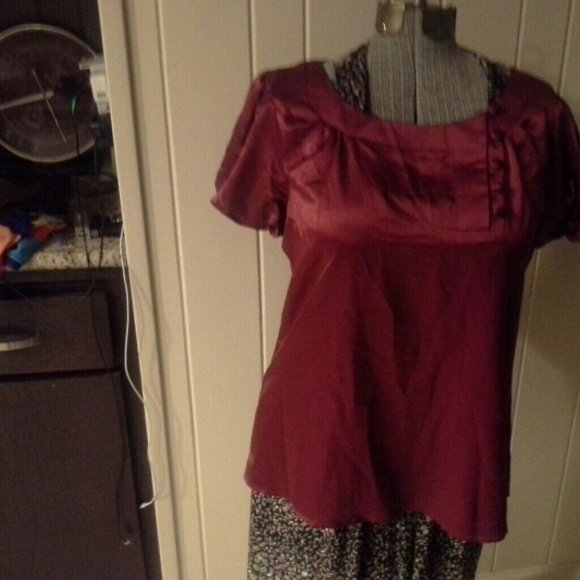 Red blouse by Worthington   SZ Large wore once - Picture 2 of 4