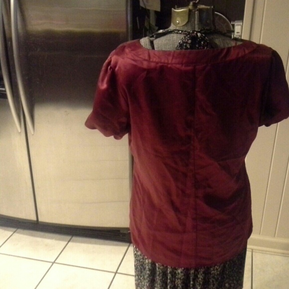 Red blouse by Worthington   SZ Large wore once - Picture 3 of 4