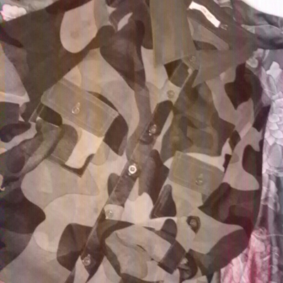 camouflage blouse