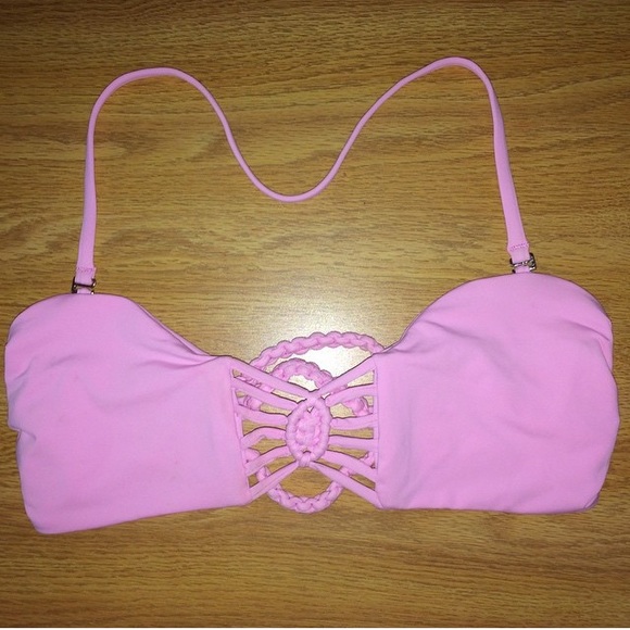 Frankie's Bikini Maryjane Top in Pink