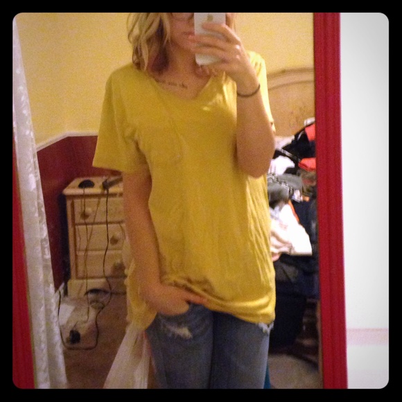 Yellow cotton on t shirt